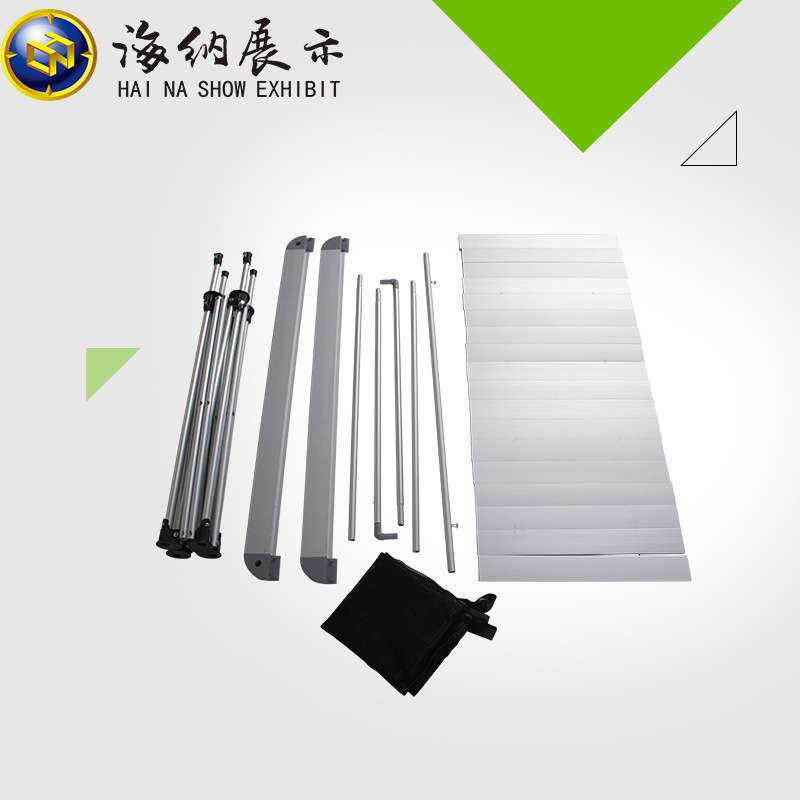 广告牌促销桌加厚14管铝合金折叠展示桌广告地推展示架架子促销台