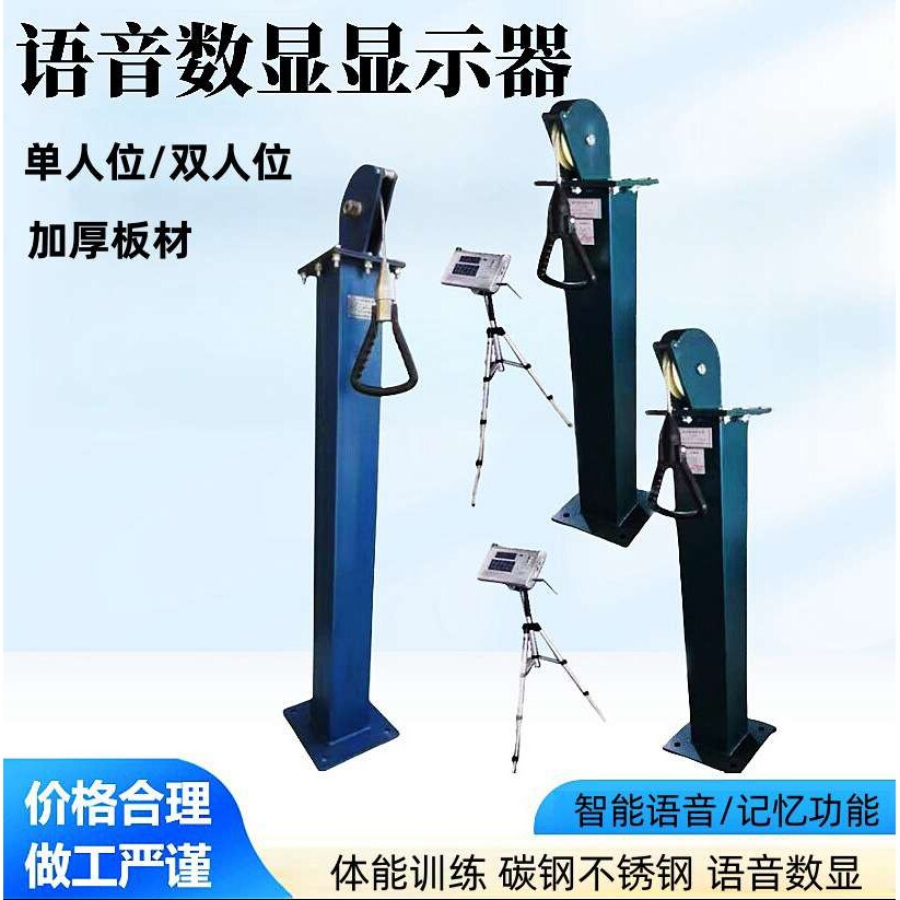 体能训练检力器 语音数显检力器 双人位单人位检力器 智能拉力器