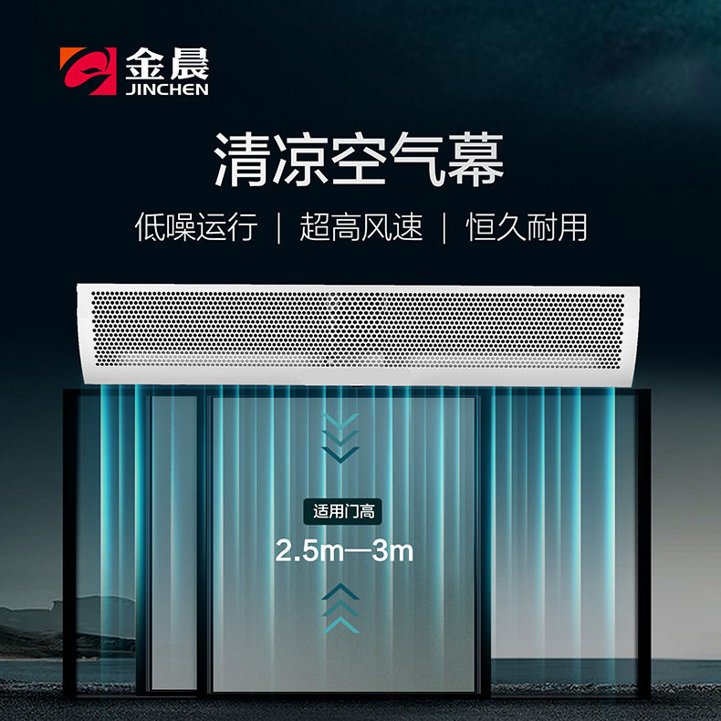 福莱特风幕机商用空气幕冷库风幕门头09/1.2/1.5/1.8/2米门风帘机