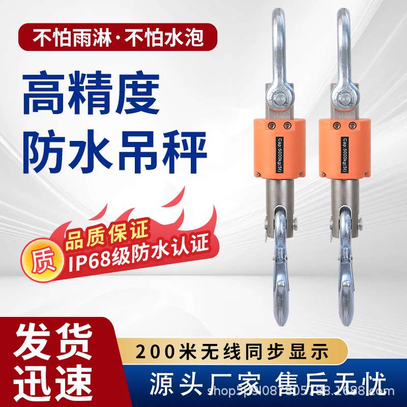 OCS-20吨吊磅电子吊钩秤吊秤行车秤工业吊遥测便携测重便携式