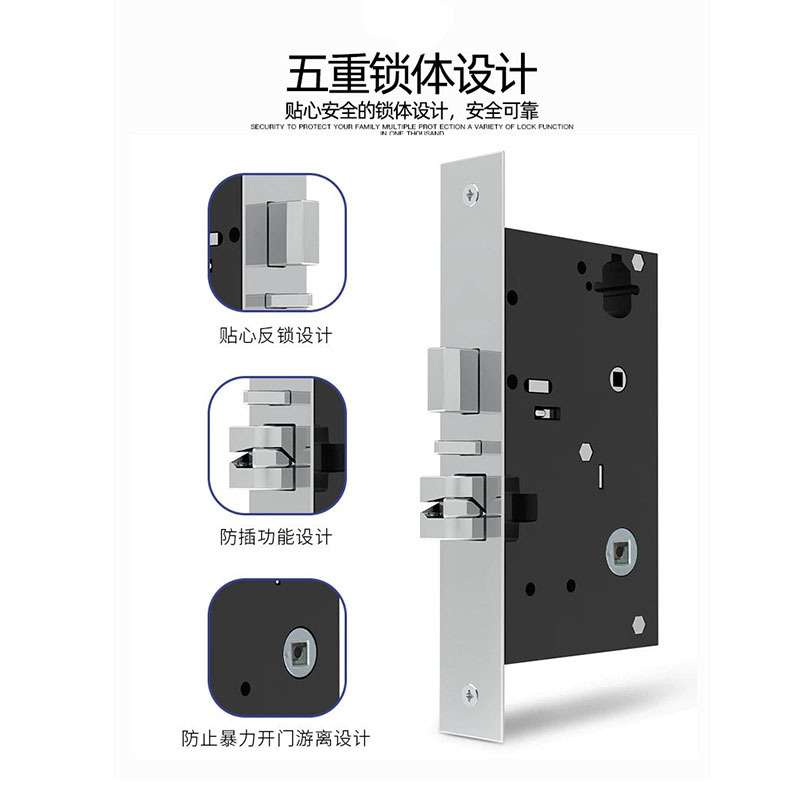 酒店锁酒店门禁宾馆出租房公寓工程款S6酒店锁刷卡智能门锁钥匙锁