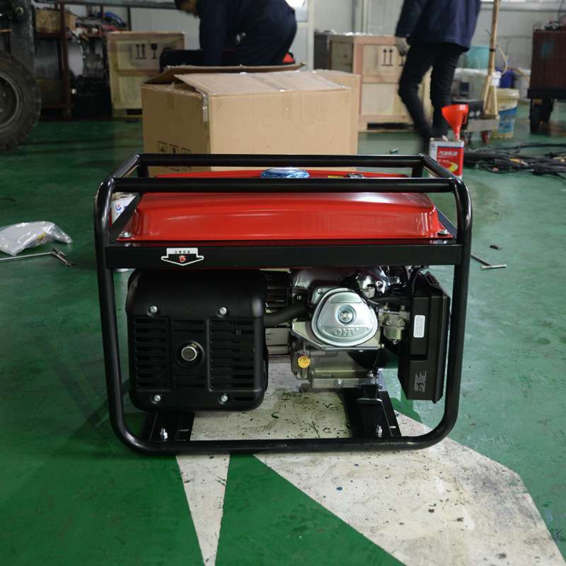 5000w汽油发电机组 5kw小型迷你发电机 单相电启动220v