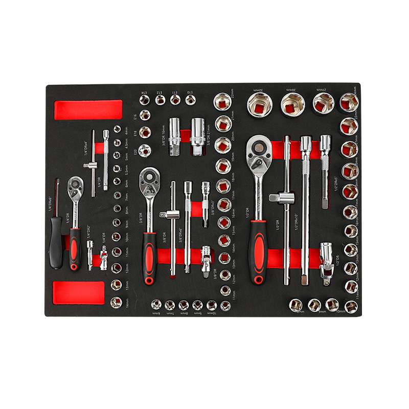 201件套机修组合工具套装铬钒钢材质汽修汽保EVA工具托