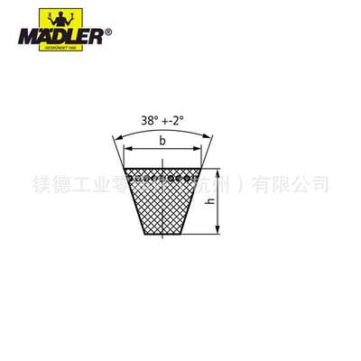 Maedler 高性能环形窄 V 带 EPDM（XPZ/XPA/XPB）