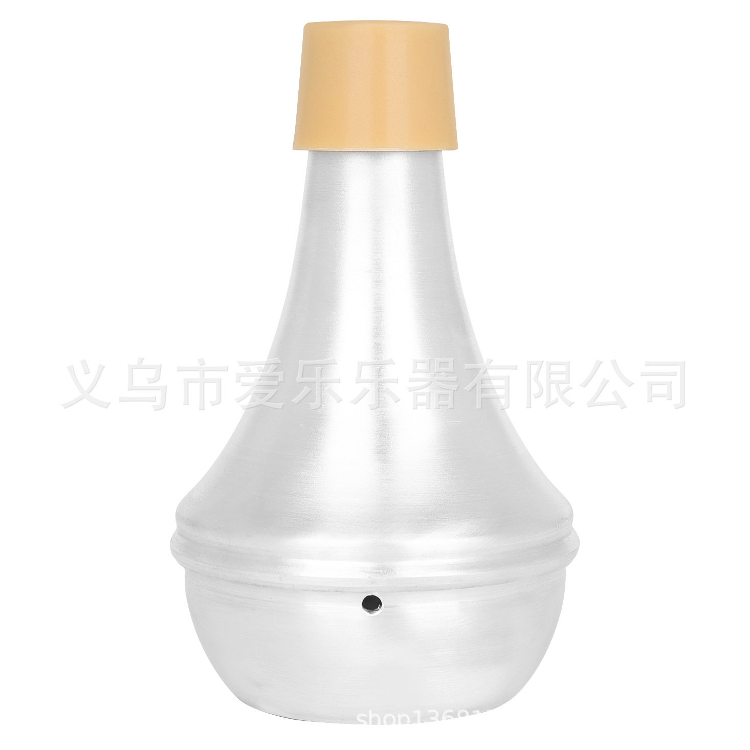 便携式小号弱音器橡胶密封铝合金小号静音器乐器练习不扰民减音器