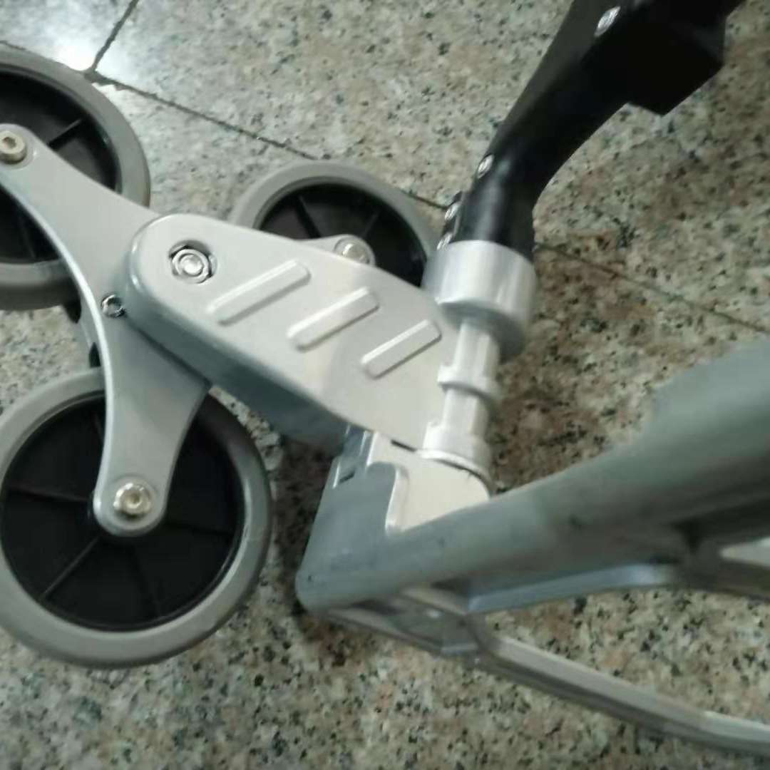 6轮爬楼小拉车 上楼拉货车铝合金 折叠车便携收纳购物拖车