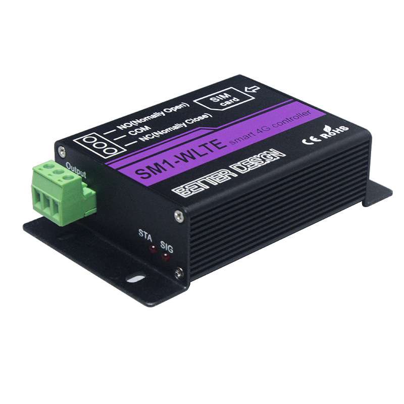 SM1-WLTE欧规澳规远程4G遥控开关控制器短信电话APP定时控制