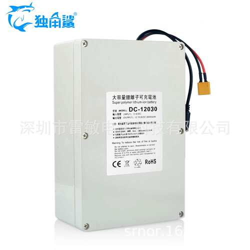 12V 30000ma聚合物（30A）（防水外壳） 聚合物足容TX60头大电流