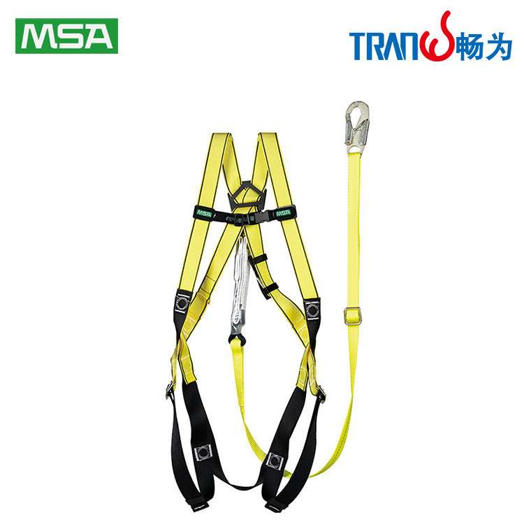 MSA梅思安 10106883 Workman 沃克曼轻巧型全身式安全带 中号