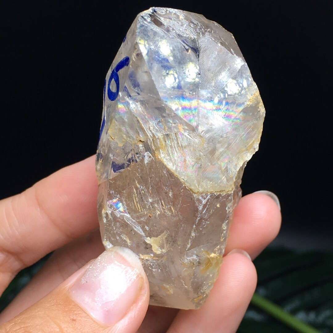 赫尔基蒙水晶（闪灵钻）Herkimer Diamond天然白水晶彩虹晶体