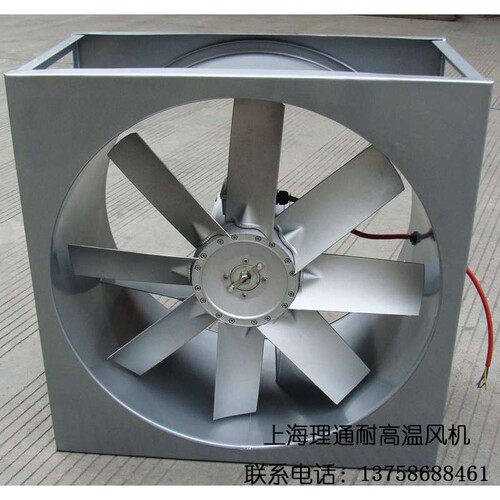 SFWK6-4方形八叶F级耐高温高湿轴流循环风机2.2KW3KW4KW八片铜线