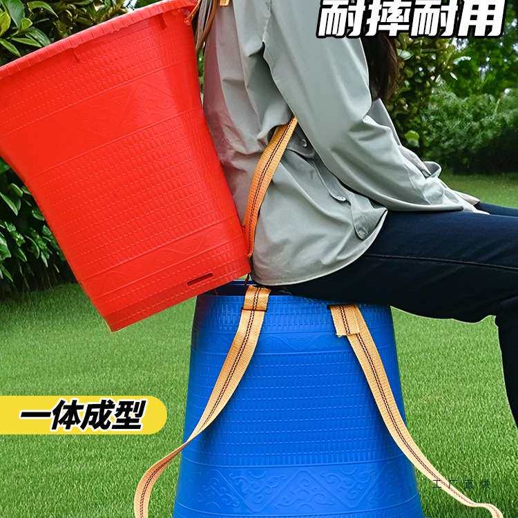 塑料背篓熟胶背兜牛筋筐编织双肩仿竹编大号背篼大人赶集买菜农用