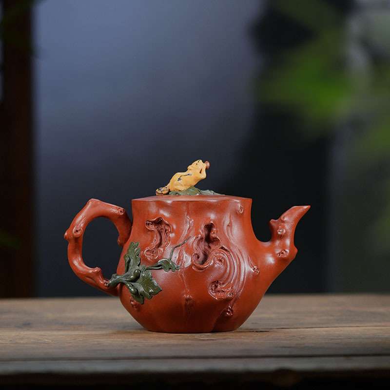 宜兴紫砂壶公道杯分茶器主人杯手工仿生松鼠树桩茶具茶道配件