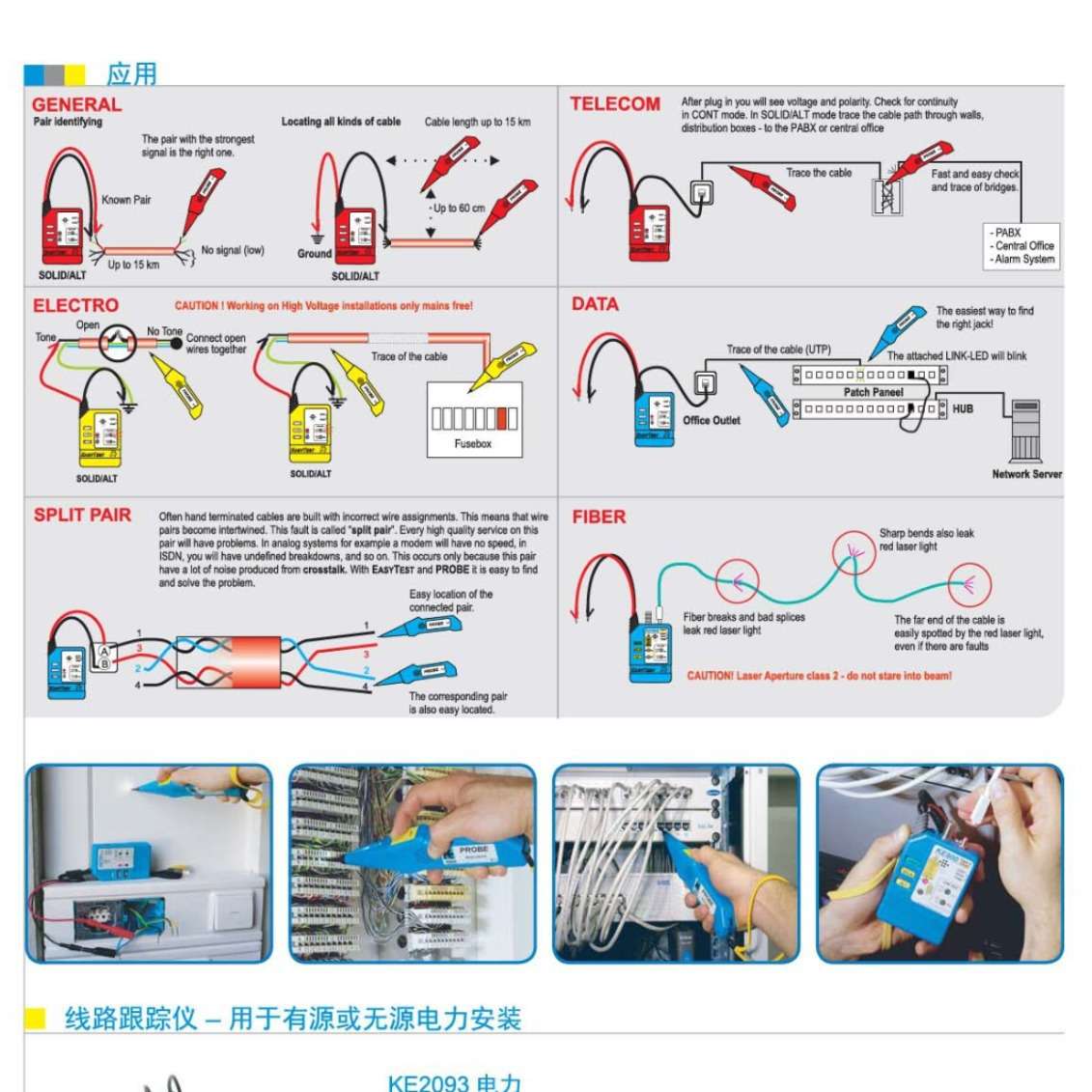 查线器电话网络测线仪KE701德国GMC-I