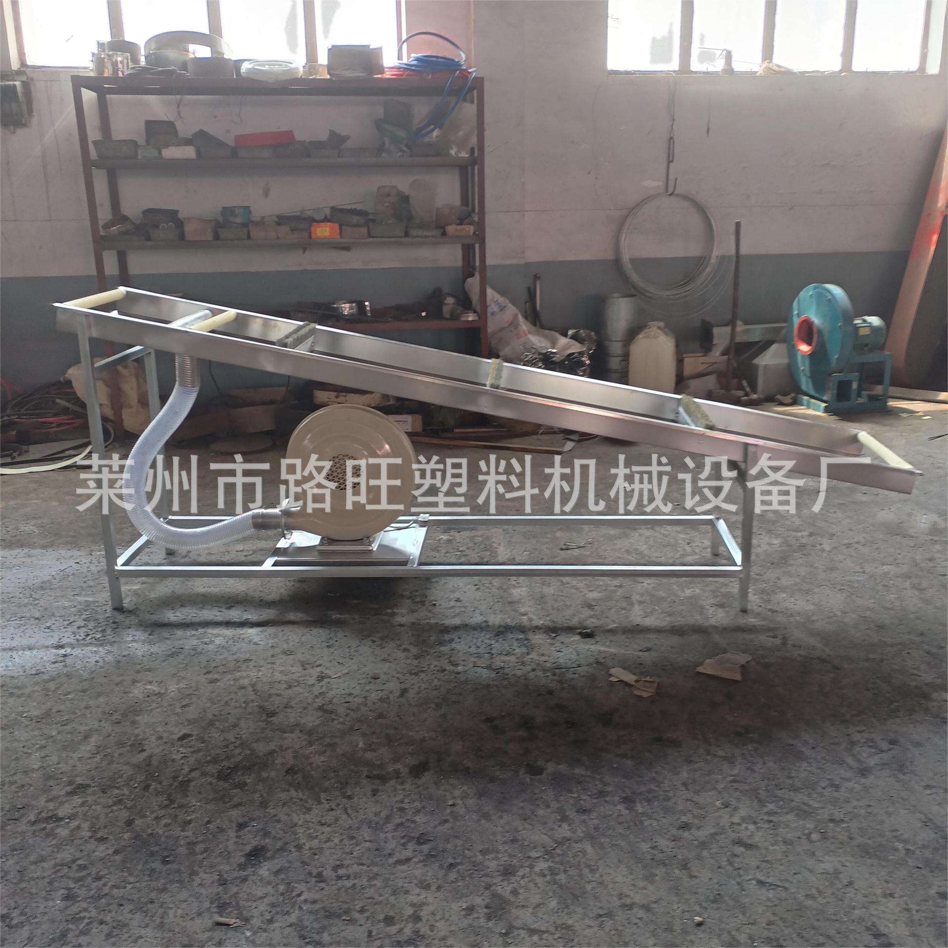 不锈钢沥水机毛刷沥水吹条机塑料造粒拉条吹干设备挤出拉丝干燥