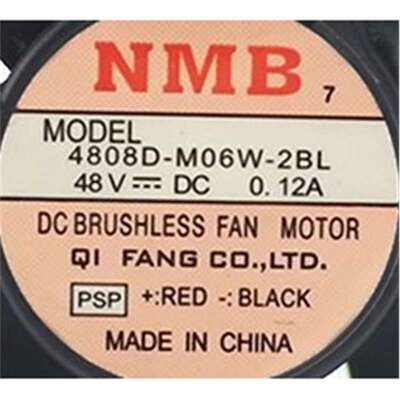 4808D-M06W-2BL DC48V 0.12A  80*80*25MM 散热风扇