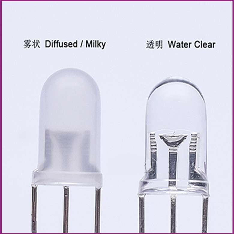 F3/3MM透明/雾面双色led灯珠红绿红蓝红黄双色共阴共阳发光二极管