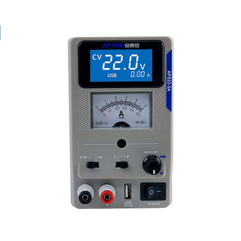 安泰信APS15-3A/APS22-5A直流稳压电源数显通讯维修电源