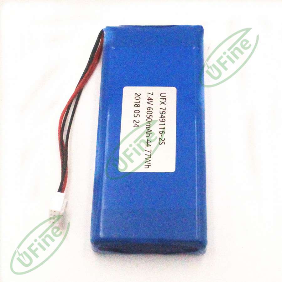 工厂直销7949116-2S 6050mAh 7.4V聚合物锂离子电池KC MSDS CE