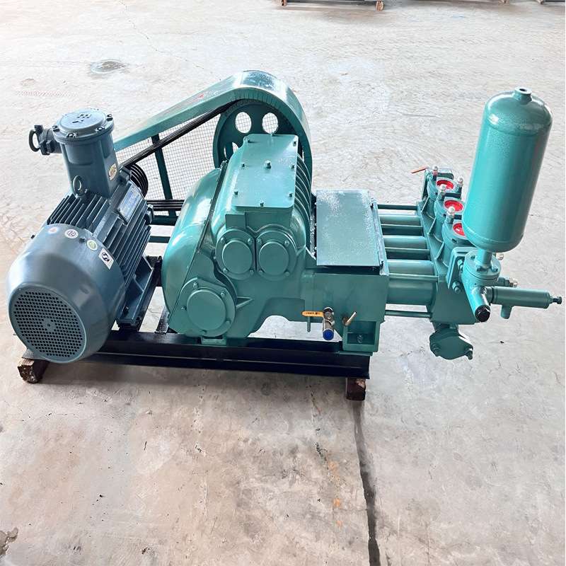 BW320柱塞式灰浆注浆机 卧式三缸往复式单作用活塞泵BW250注浆机