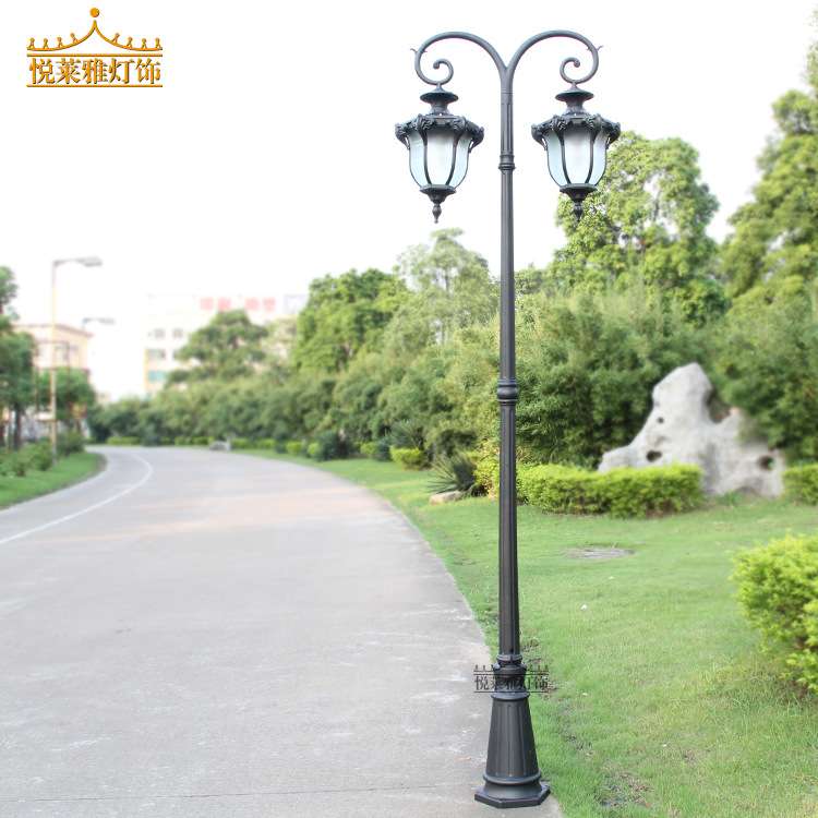 中山欧式户外庭院灯家用防水复古路灯别墅庭院室外照明灯具
