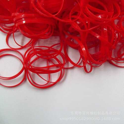 红色耐高温100℃防老化胶圈TPU橡皮筋MB-4024皮筋皮圈橡筋丈巾