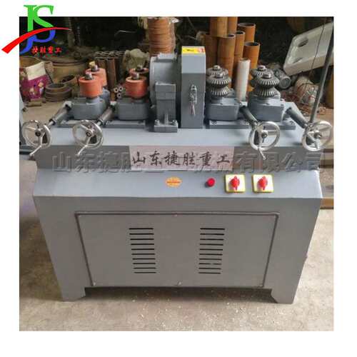 拖把杆圆棒锄头把制作机 小型木棒旋头设备 js-60型木工梳齿机