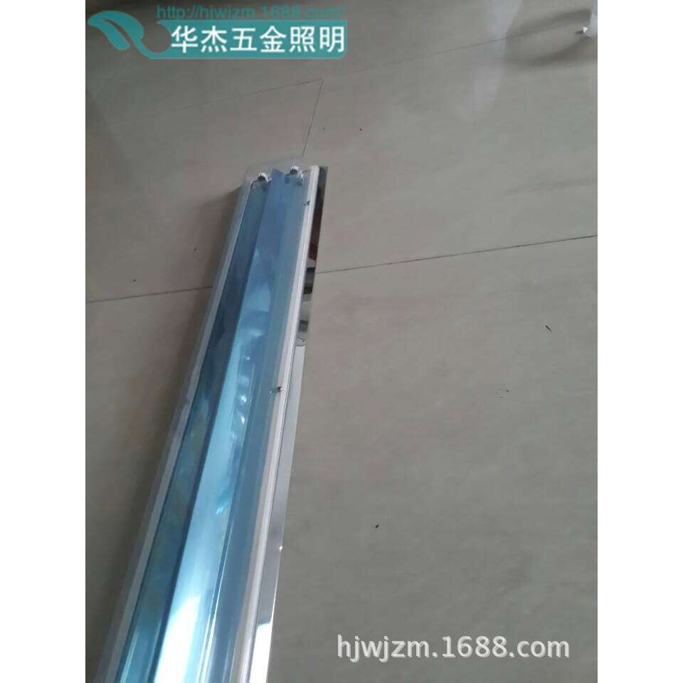 供应洁净灯具 T8 T5单管双管斜边白边不锈钢净化灯具 无尘荧光灯
