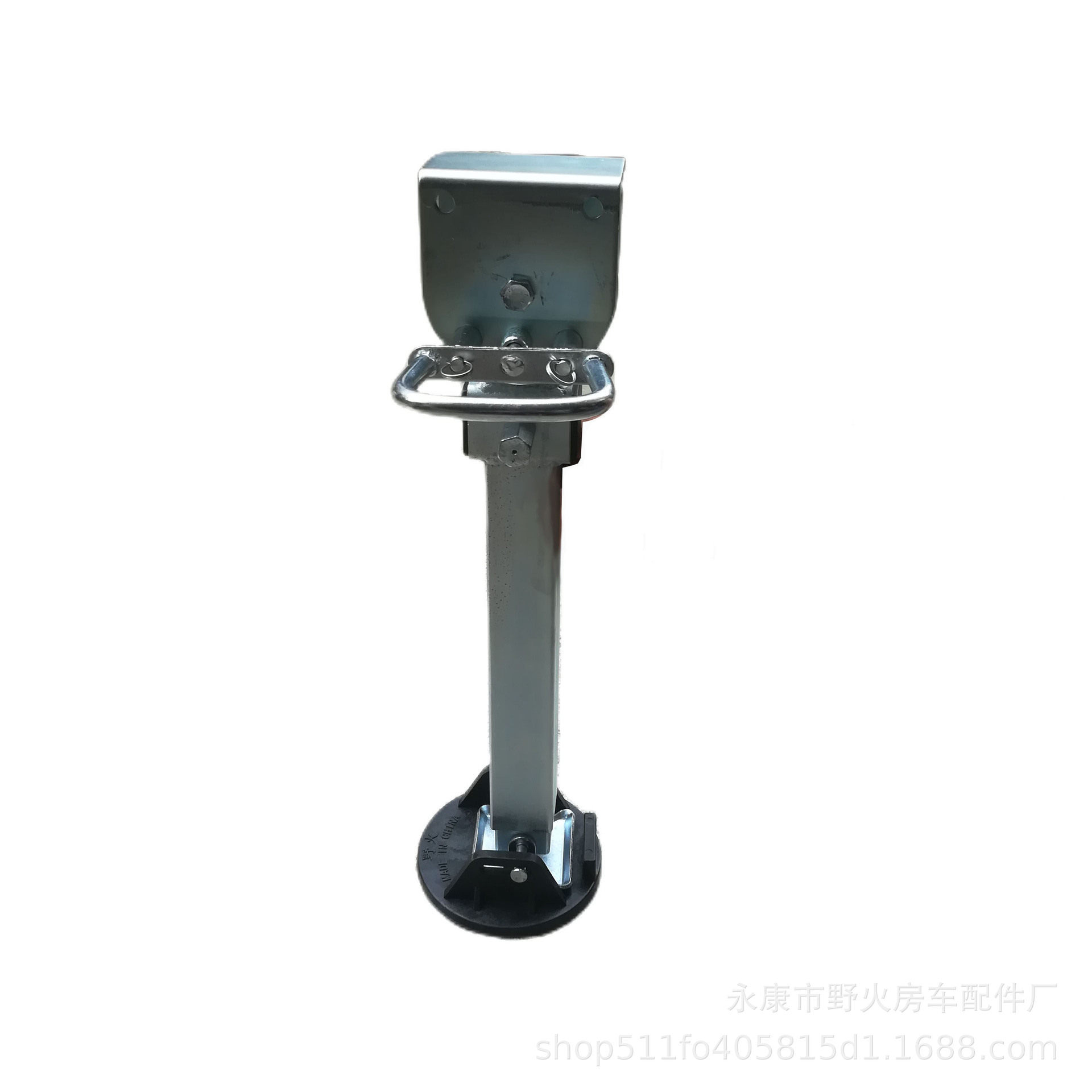 可升高拖挂车支撑腿房车可调节支撑腿塑料脚驻车平衡支腿镀锌