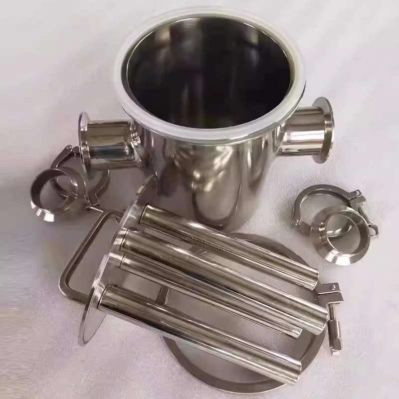 DN150（9根磁棒）不锈钢磁性过滤器 强磁除铁器 卫生级管道强磁棒