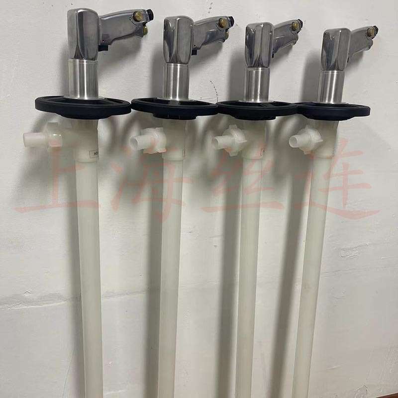 HP-A2+PVDF-1000耐腐蚀气动插桶泵手提油抽气动抽液泵防爆油桶泵