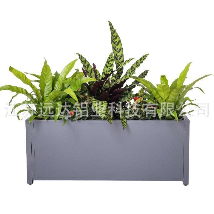 铝合金花箱户外庭院种植箱拼接式花槽阳台露台花园围栏加厚铝材