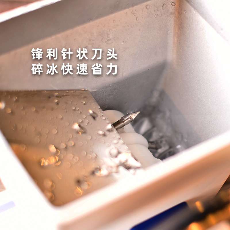 酒吧商用手动碎冰机日式水子氷子手摇碎冰机刨冰机颗粒冰外贸跨境
