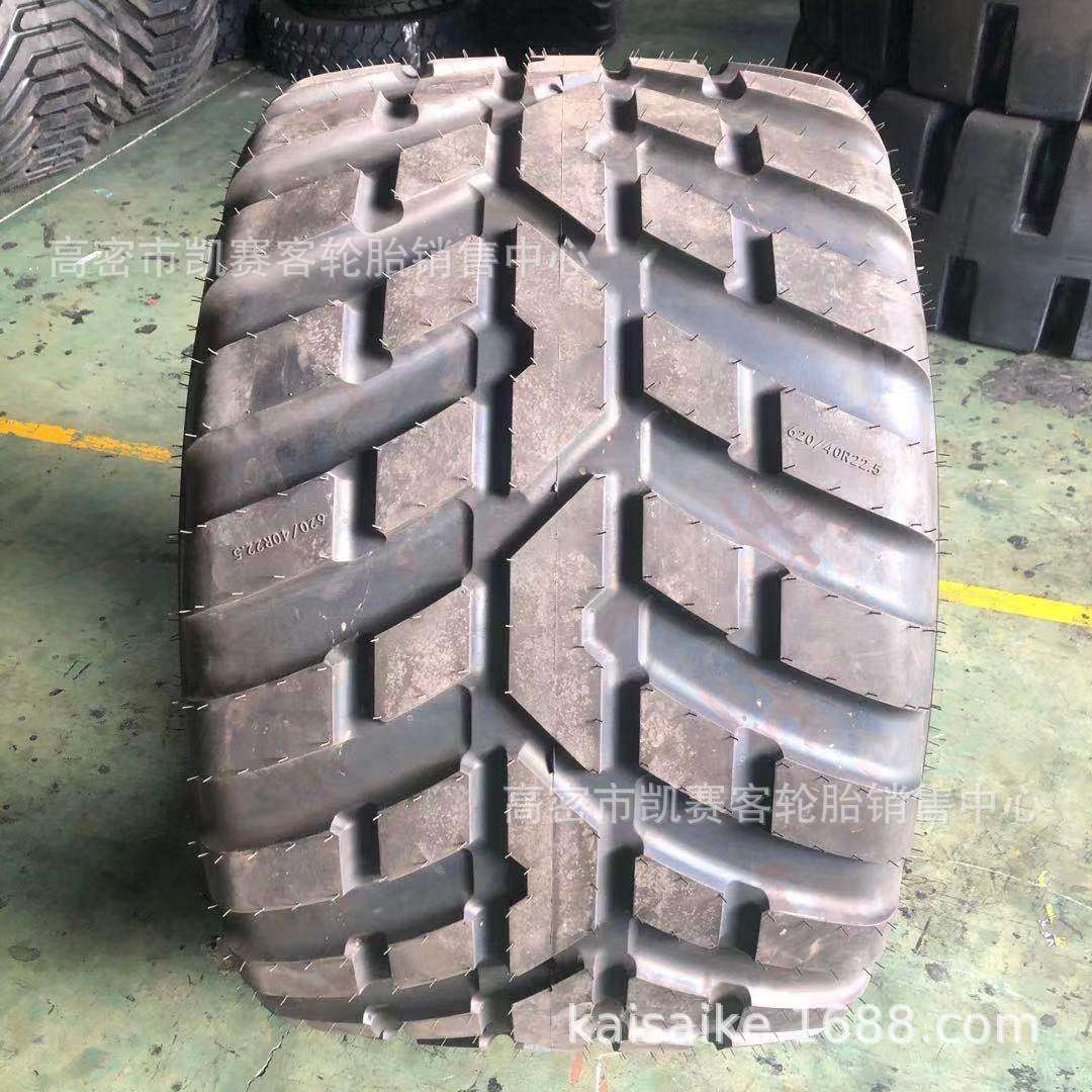 供应捆草机轮胎620/40R22.5  IMP农用悬浮拖拉机钢丝轮胎可配钢圈