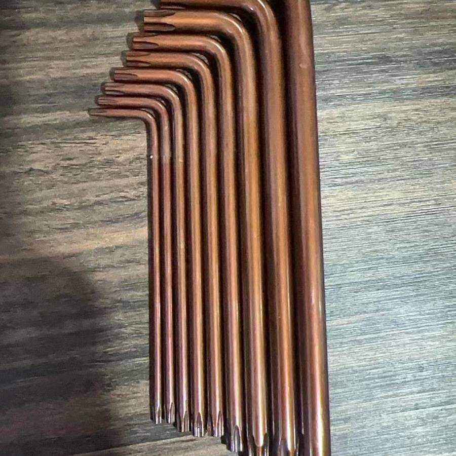 S2中长梅花扳手家用多功能古铜内五花扳手套装内六角扳手组合