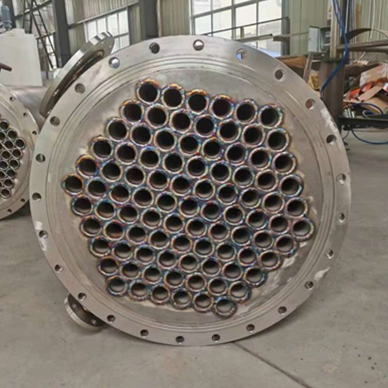 管壳式换热器高压冷凝器不锈钢热交换器耐腐高温传热管壳式换热器