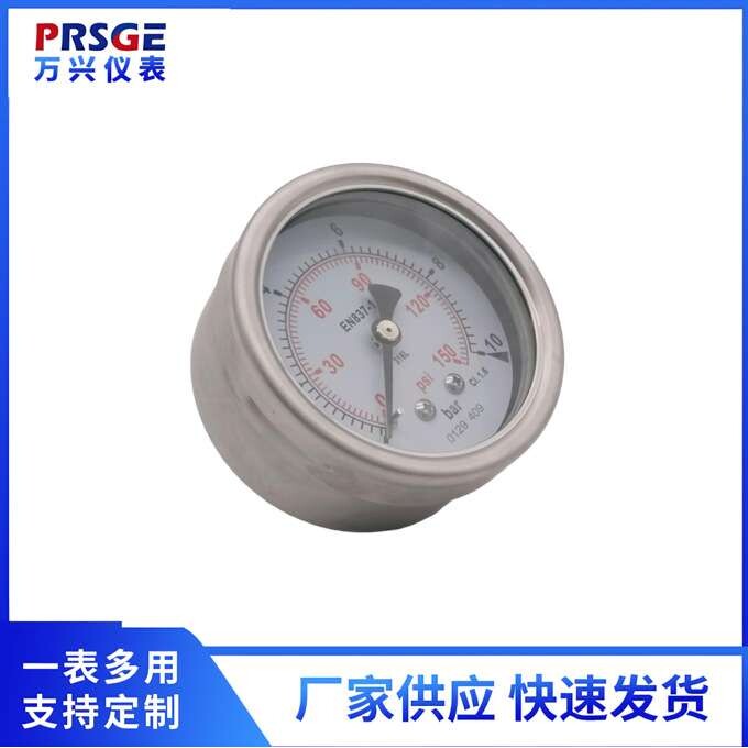 厂家供应新款轴向背装气压压力表 高精度压力表  多规格轴向Y60ZT