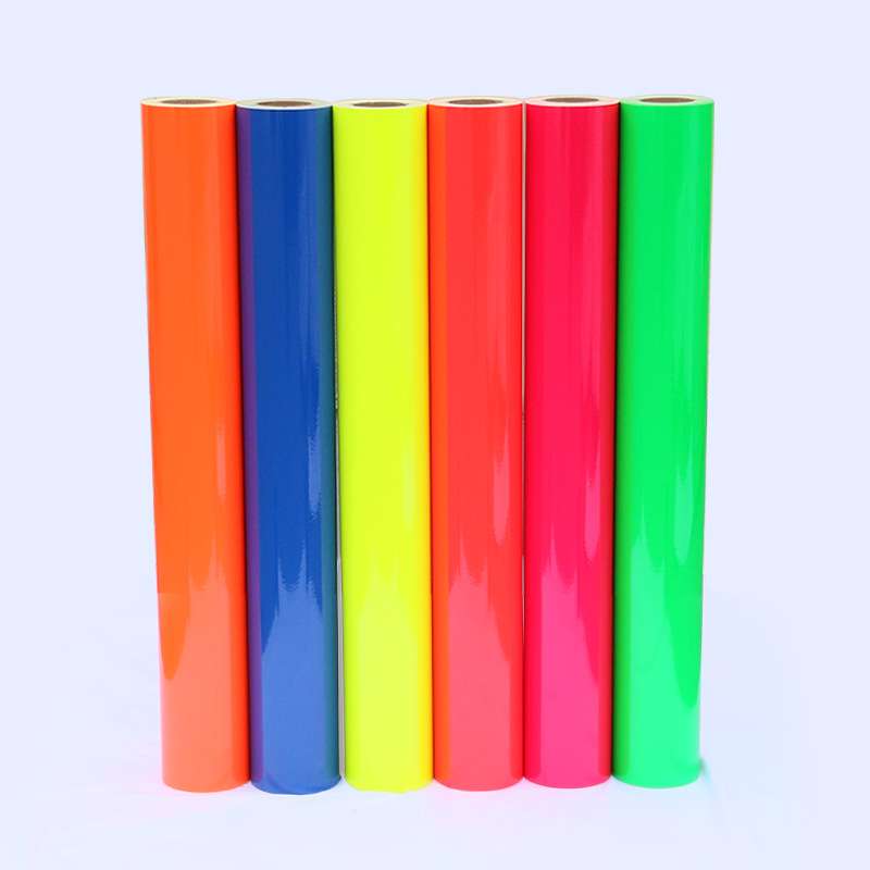 荧光刻字膜广告刻绘荧光红贴纸电脑刻字纸车身荧光即时贴贴纸材料