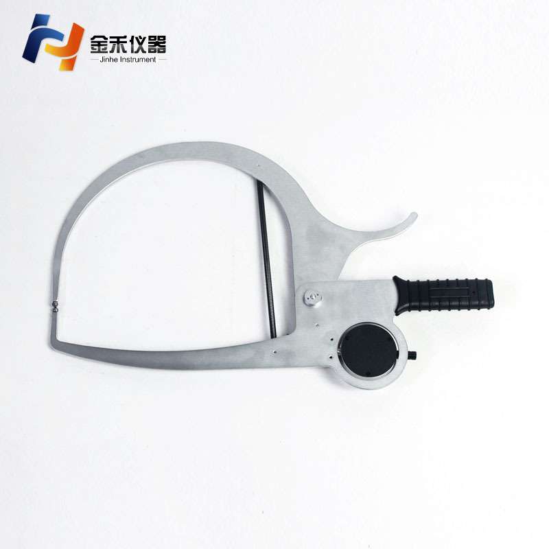 带表测厚仪外卡规高精度大量程卡钳壁厚勺型卡规0-50mm爪长250mm