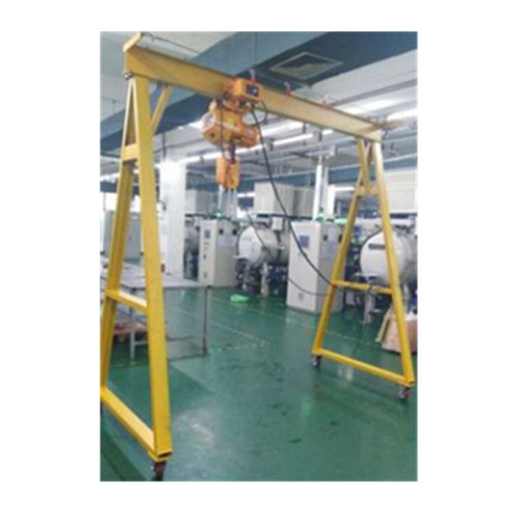 供应广州小型移动龙门架 手动1吨葫芦龙门架 吊模具龙门架