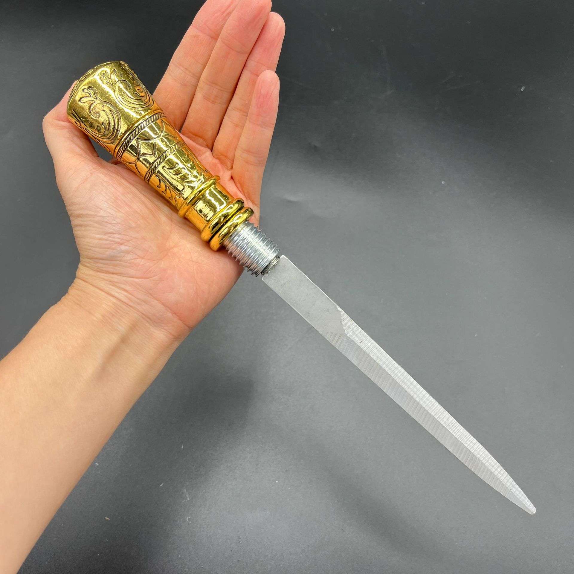 金属文明杖权杖英伦豪华带剑埃及法老手杖服装配件武器道具权杖