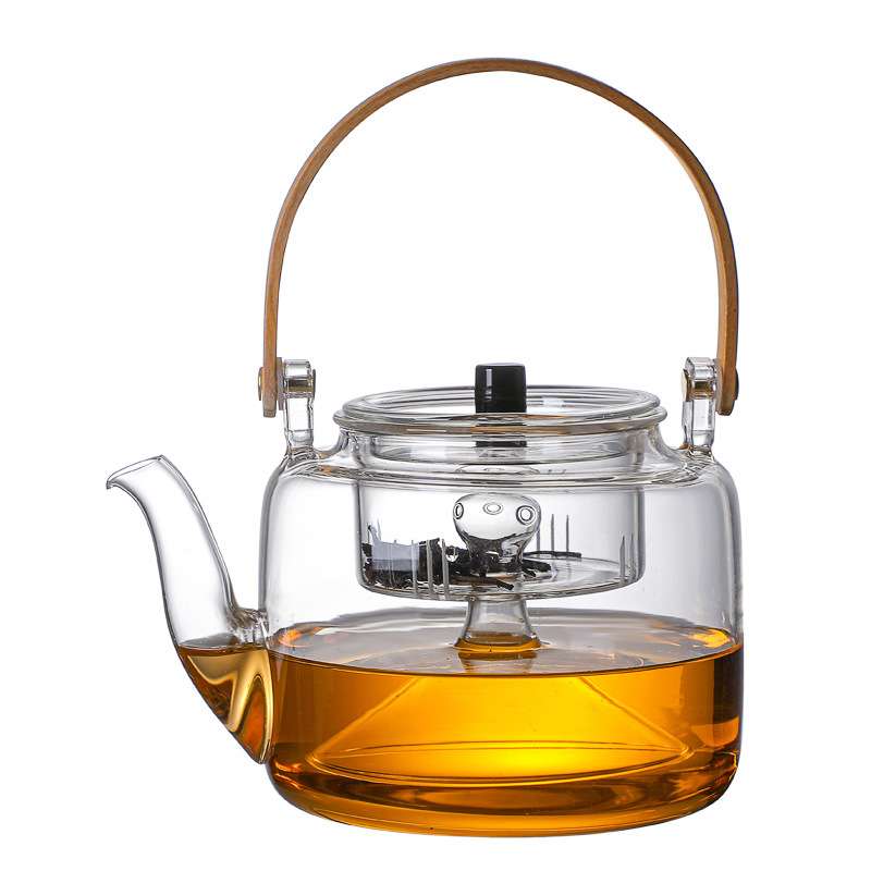 耐热加厚 玻璃茶壶养生煮茶壶 泡茶泡茶杯电陶炉烧水壶蒸汽煮茶壶