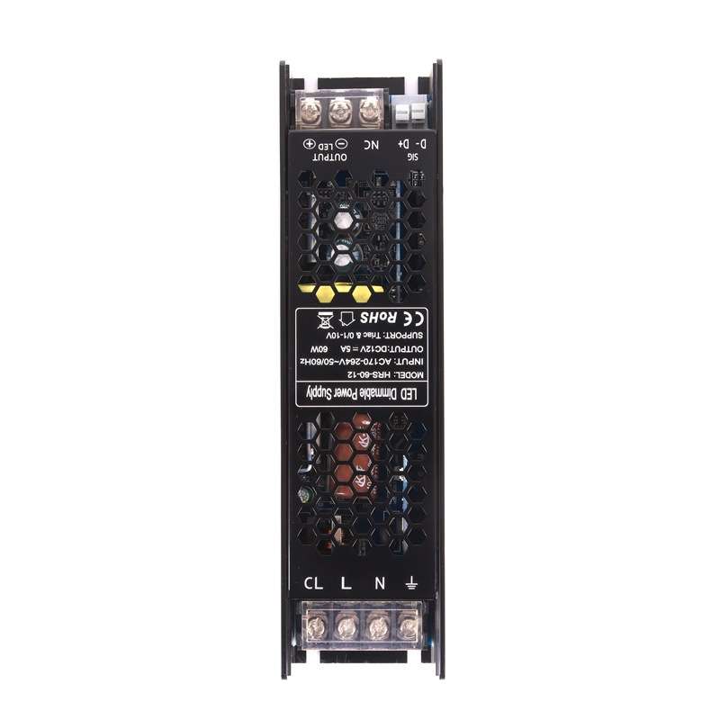 可控硅调光电源0-10V调光室内灯带电源12V60W厂家直销质保三年