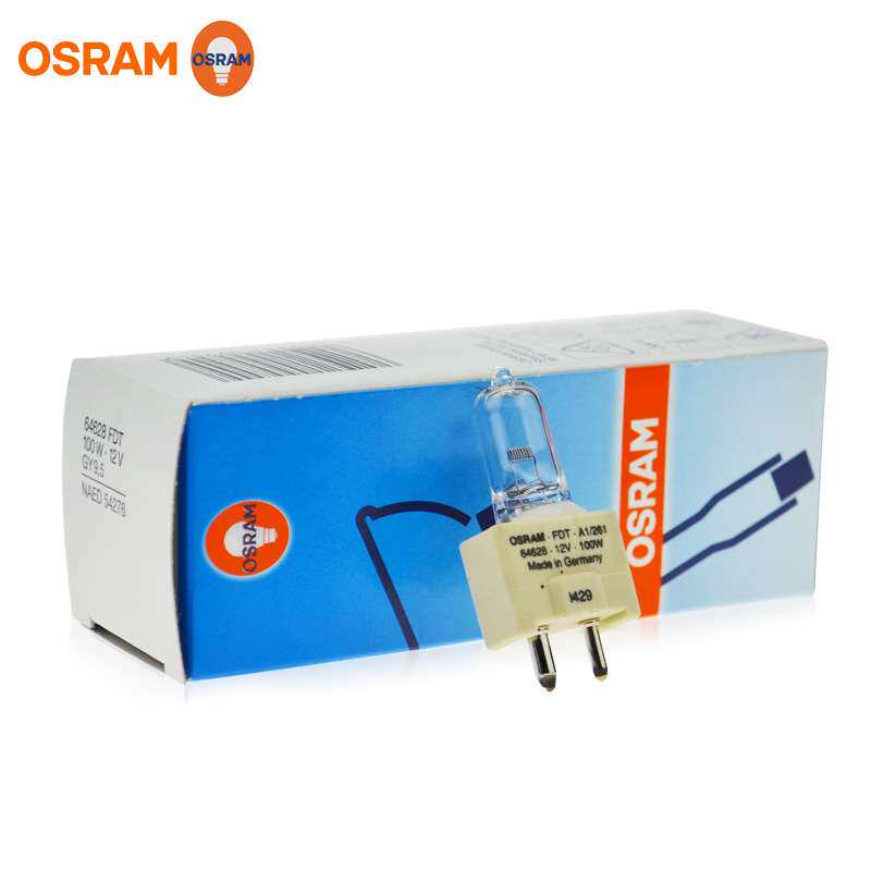 欧司朗OSRAM 64628 12V100W低电压卤素灯显微镜照明灯泡