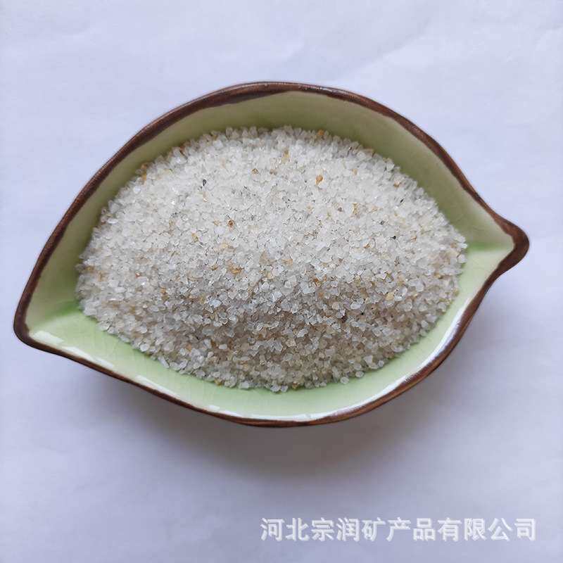 喷砂除锈石英砂水处理滤料高白石英  炉料用石英颗粒10-20目