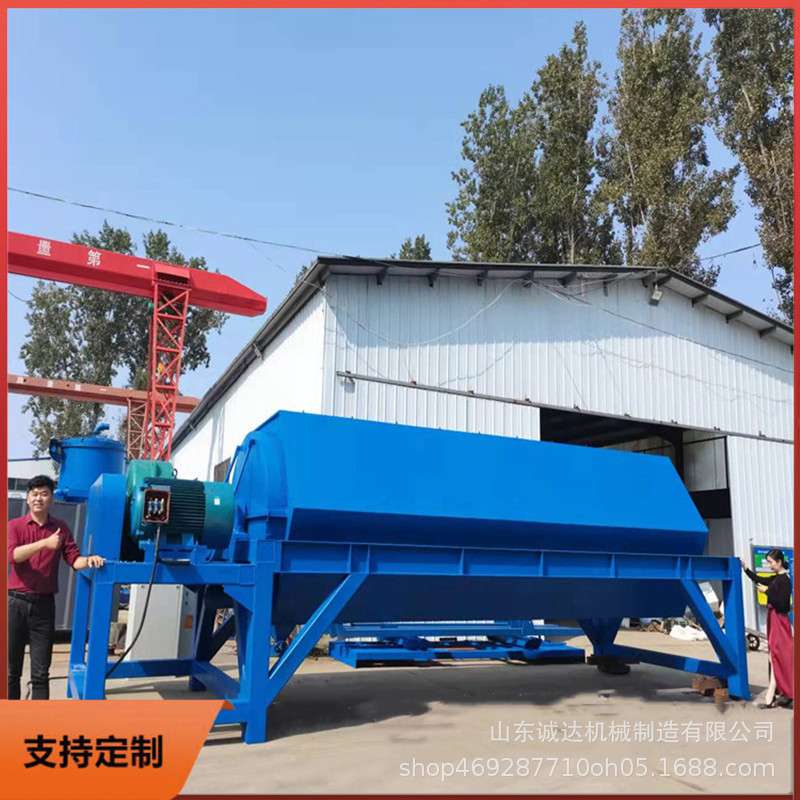 六角除锈研磨机 抽尘式火烧铁干磨机 粗加工铁件去焊瘤滚筒抛光机
