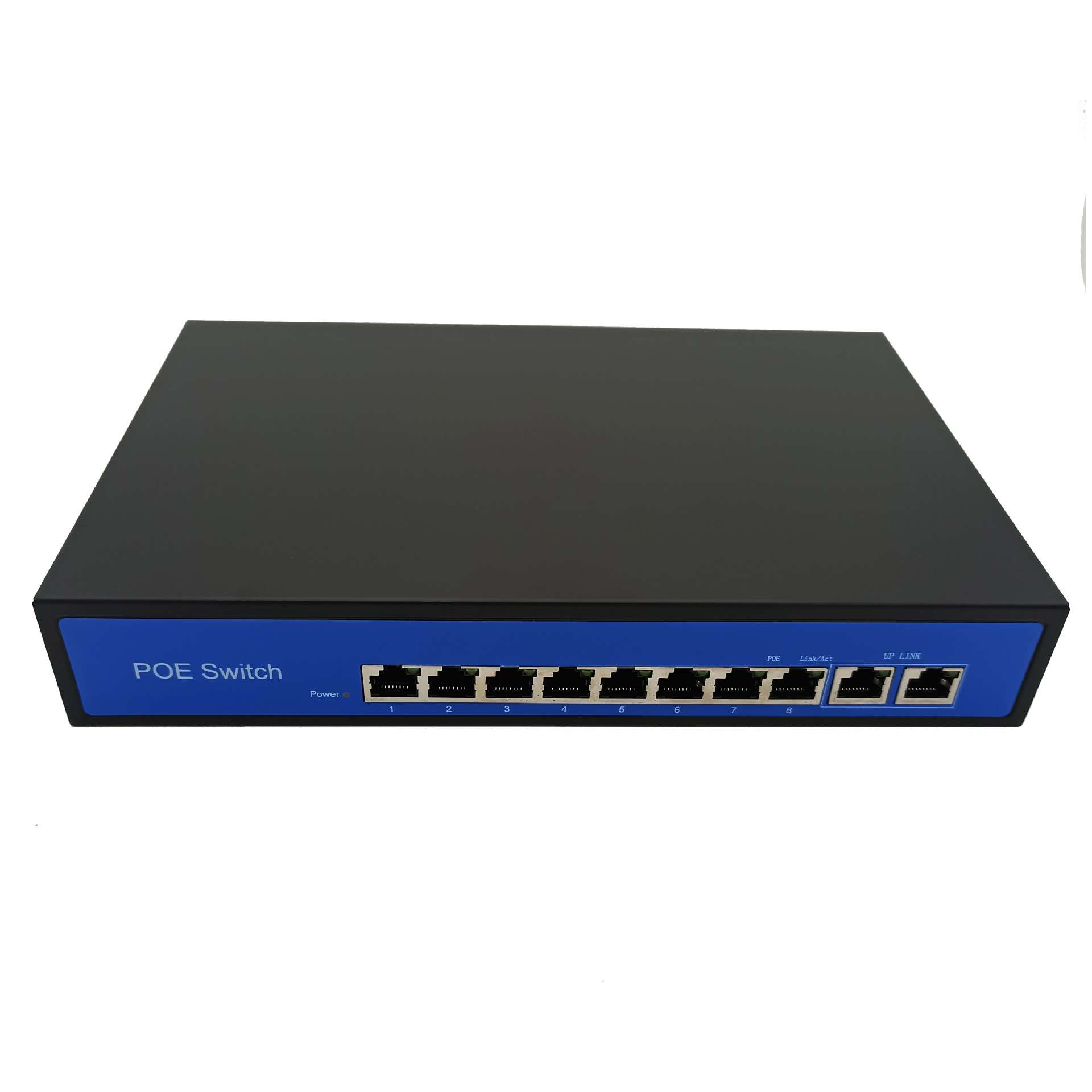 标准非标8口百兆POE供电交换机监控无线AP面板楼宇对讲用15V24V48