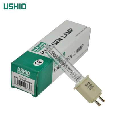 优秀USHIO EHD 120V-500WBH光学仪器灯泡 牛尾卤钨灯120V 500WBH