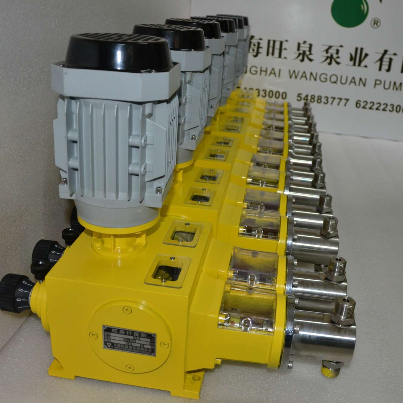 上海旺泉2J-X16/16双头柱塞式计量泵、高精度计量泵、机械柱塞泵