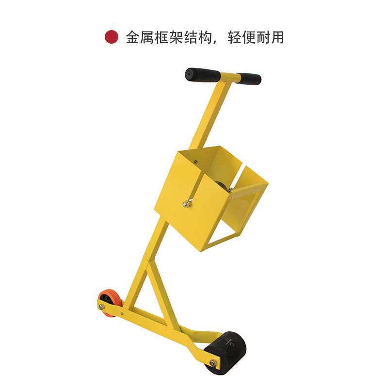 厂家供应警示胶带贴地车划线工具车停车场地车位公路胶带划线车